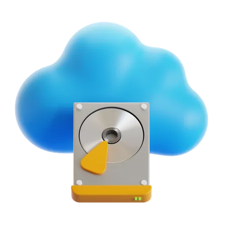 Cloud Drive 3D Icon
