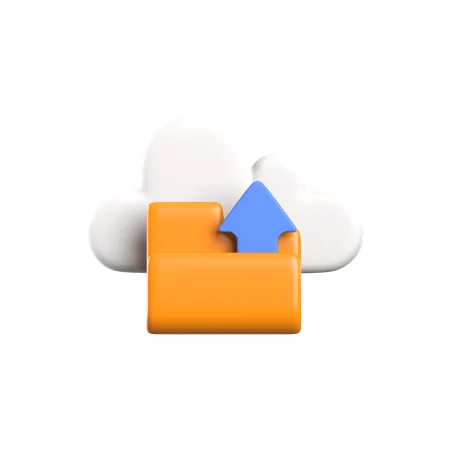 Cloud Drive  3D Icon