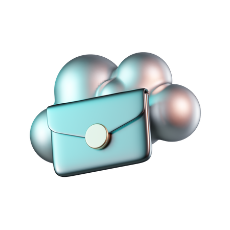 Cloud-E-Mail  3D Icon