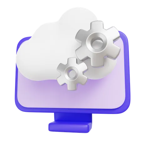 Cloud Engineering  3D Icon