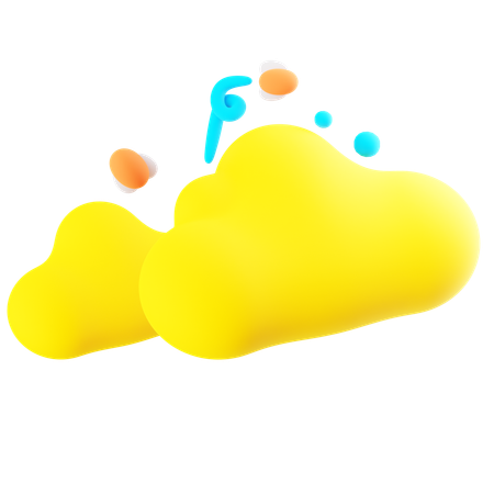 Cloud Error  3D Icon