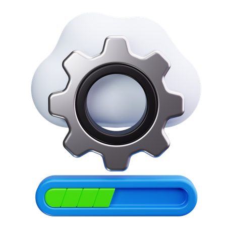 クラウド機能  3D Icon