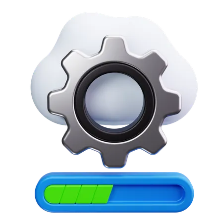 クラウド機能  3D Icon