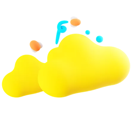 Cloud-Fehler  3D Icon