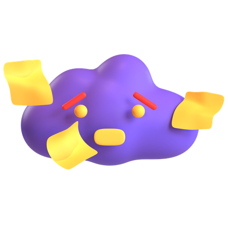 Cloud File  3D Icon