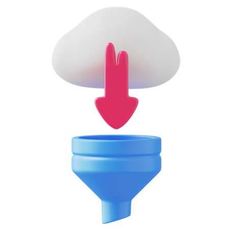 Cloud Filter  3D Icon