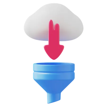 Cloud Filter  3D Icon