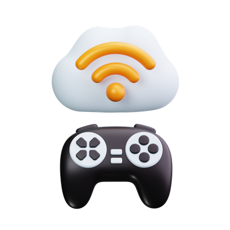 Cloud Game  3D Icon