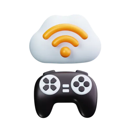 Cloud Game  3D Icon