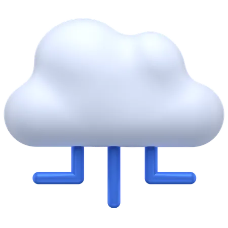 Cloud Hierarchy  3D Icon