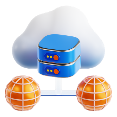 Cloud-Hosting  3D Icon