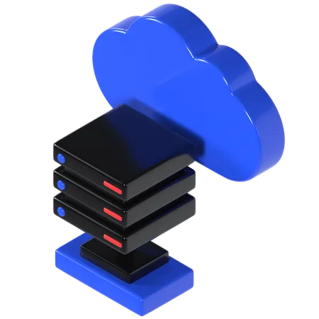 Cloud Hosting  3D Illustration