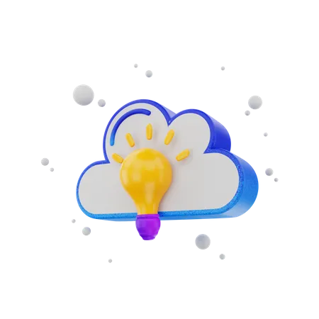 Cloud-Idee  3D Illustration