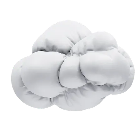 Cloud Inflate  3D Icon