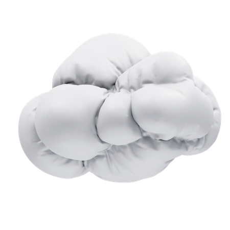 Cloud Inflate  3D Icon