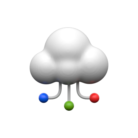 Cloud Integration  3D Icon