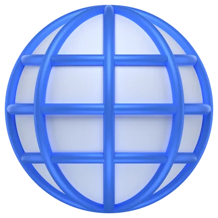 3 D Icon Of A Globe 3D Icon