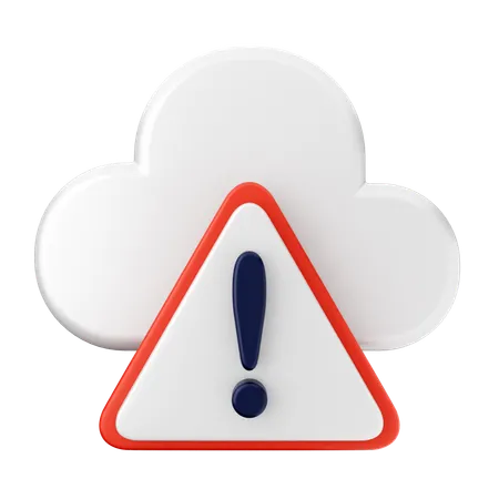 Cloud Internet Security  3D Icon