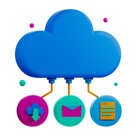 Cloud Iot  3D Icon