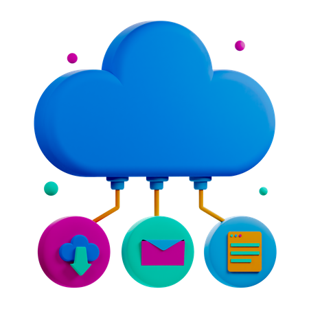 Cloud Iot  3D Icon