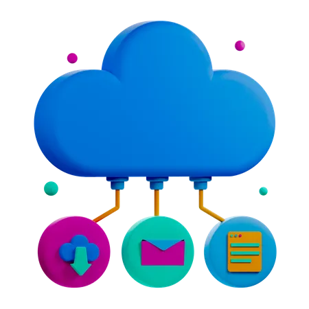 Cloud-IoT  3D Icon