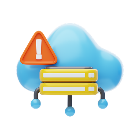 Cloud Issue  3D Icon