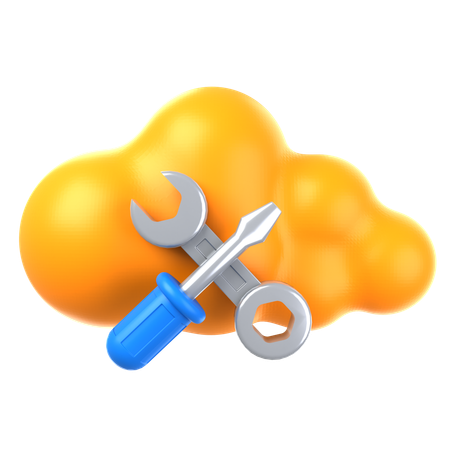 Cloud-Konfiguration  3D Icon