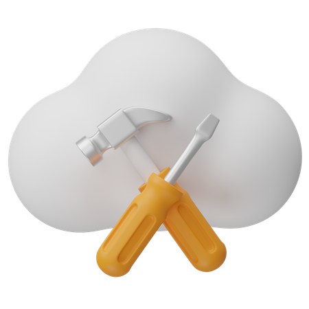 Cloud-Konfiguration  3D Icon