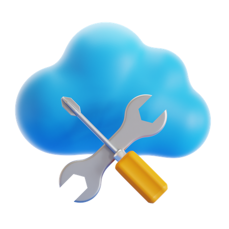 Cloud-Konfiguration  3D Icon