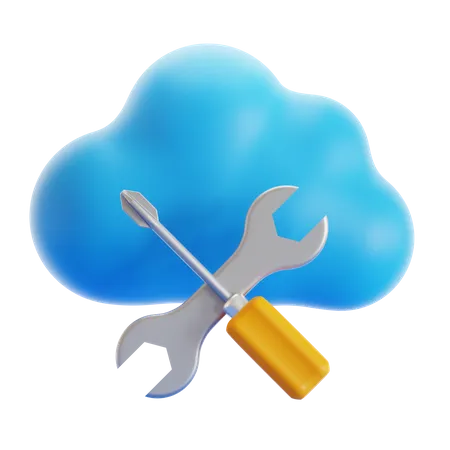 Cloud-Konfiguration  3D Icon