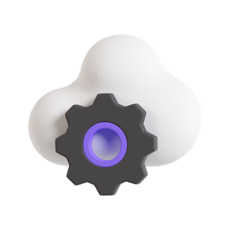 Cloud-Konfiguration  3D Icon