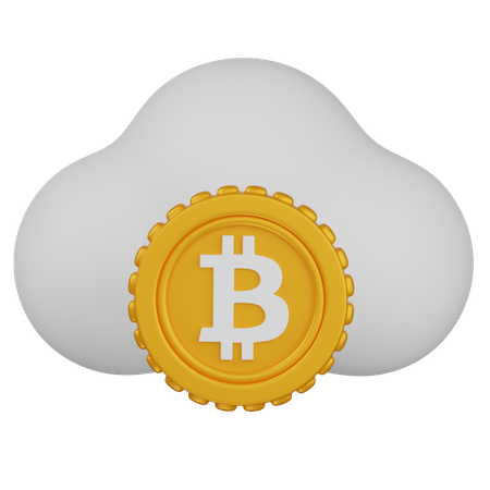 Cloud-Krypto  3D Icon
