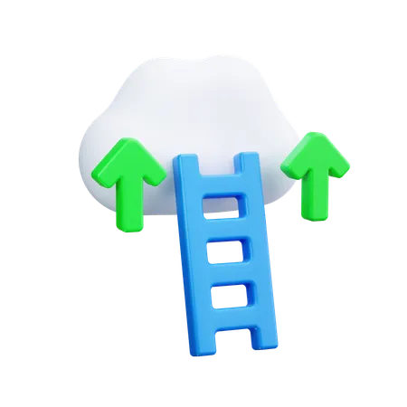 구름사다리  3D Icon