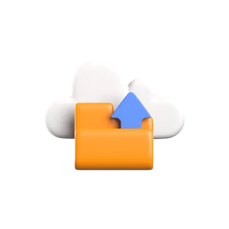 Cloud-Speicher  3D Icon