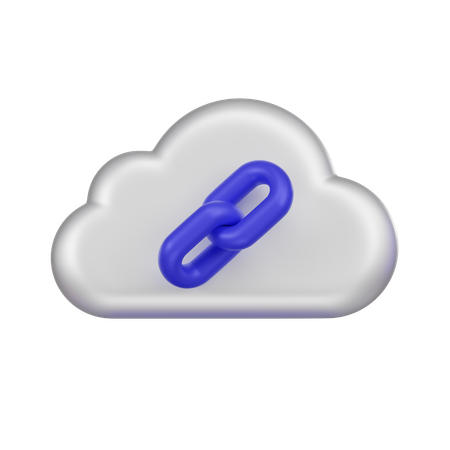 Cloud Link  3D Icon