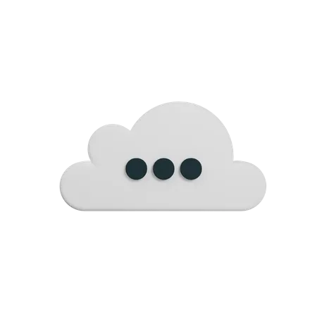 Cloud Loading  3D Illustration