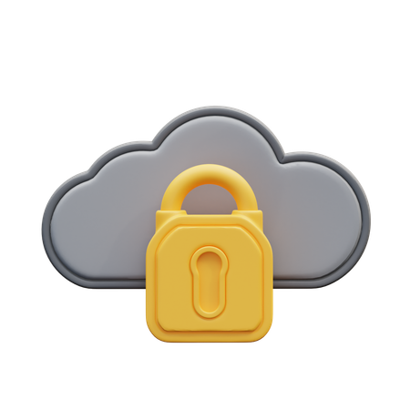 Verrouillage des nuages  3D Icon