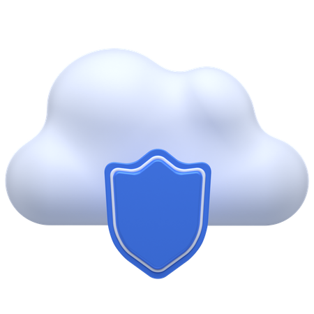 Cloud Lock  3D Icon