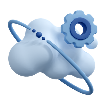 Cloud-Verwaltung  3D Icon