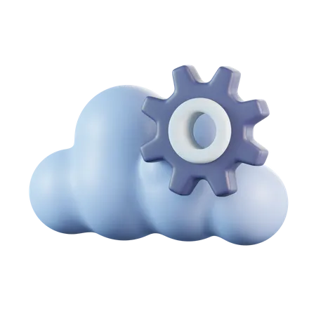 Cloud Managemnt  3D Icon