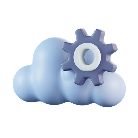 Cloud Managemnt  3D Icon
