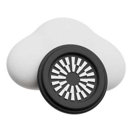 Cloud Mantle  3D Icon