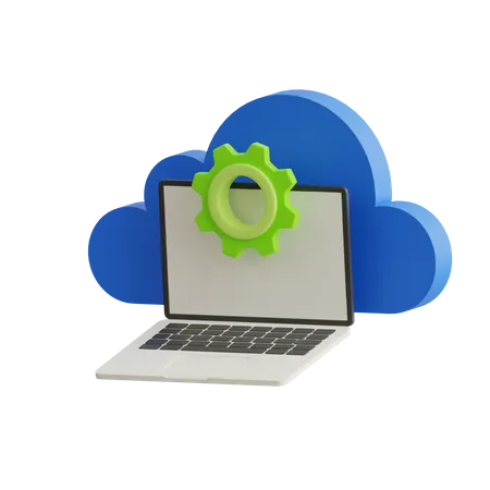 Cloud Migrating  3D Icon