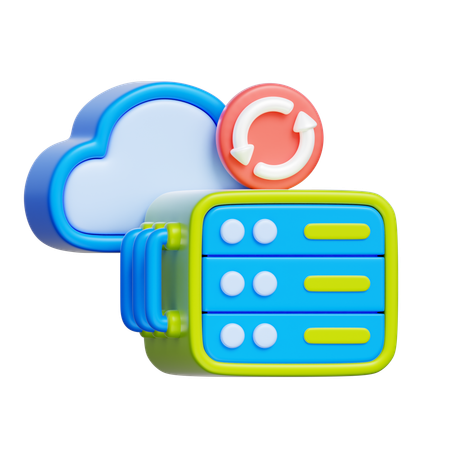 클라우드 모니터링  3D Icon
