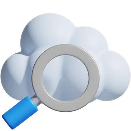 Cloud Monitoring  3D Icon