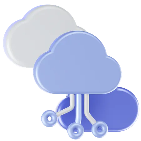 A 3 D Cloud Icon Used To Represent Cloud Storage Online Data Storage Or Cloud Based Services 3D Icon