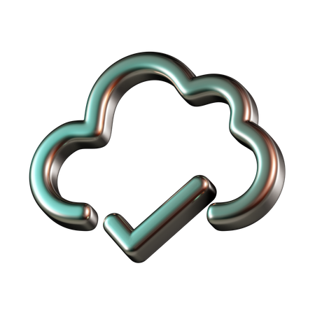 Cloud Online  3D Icon