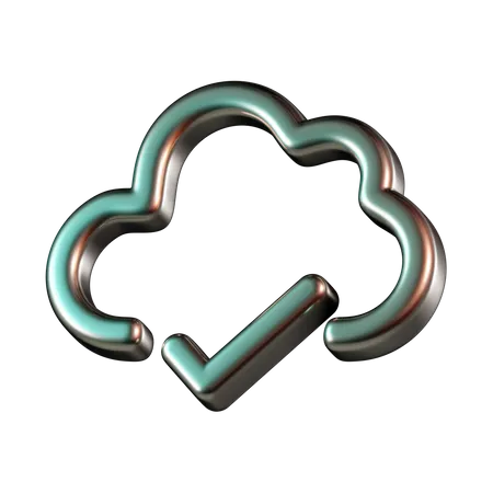 Cloud Online  3D Icon