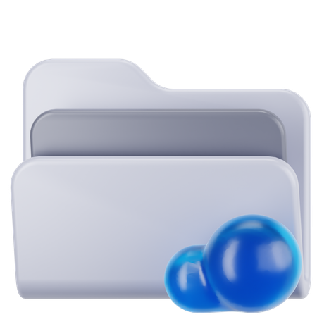 Cloud-Ordner  3D Icon