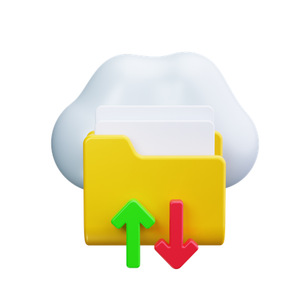 Cloud-Ordner  3D Icon